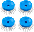 MR.SIGA Soap Dispensing Palm Brush, 2 Pack, Navy/Blue
