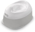 Ingenuity Ready Set Go Potty Training Toilet, Removable Bowl, Non-Skid Bottom, Wide Stable Base, Age 18 Months & Up, White & Grey