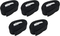 5Pcs Black Nylon Strap 1" x 47" (3.9ft) Buckle Straps with Quick Release Adjustable Straps with Buckles, Tie Down Strap for Backpacking, Outdoor Activities