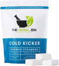 The Herbal Zen Cold Kicker Shower Steamers Aromatherapy Relief - 10 Pack