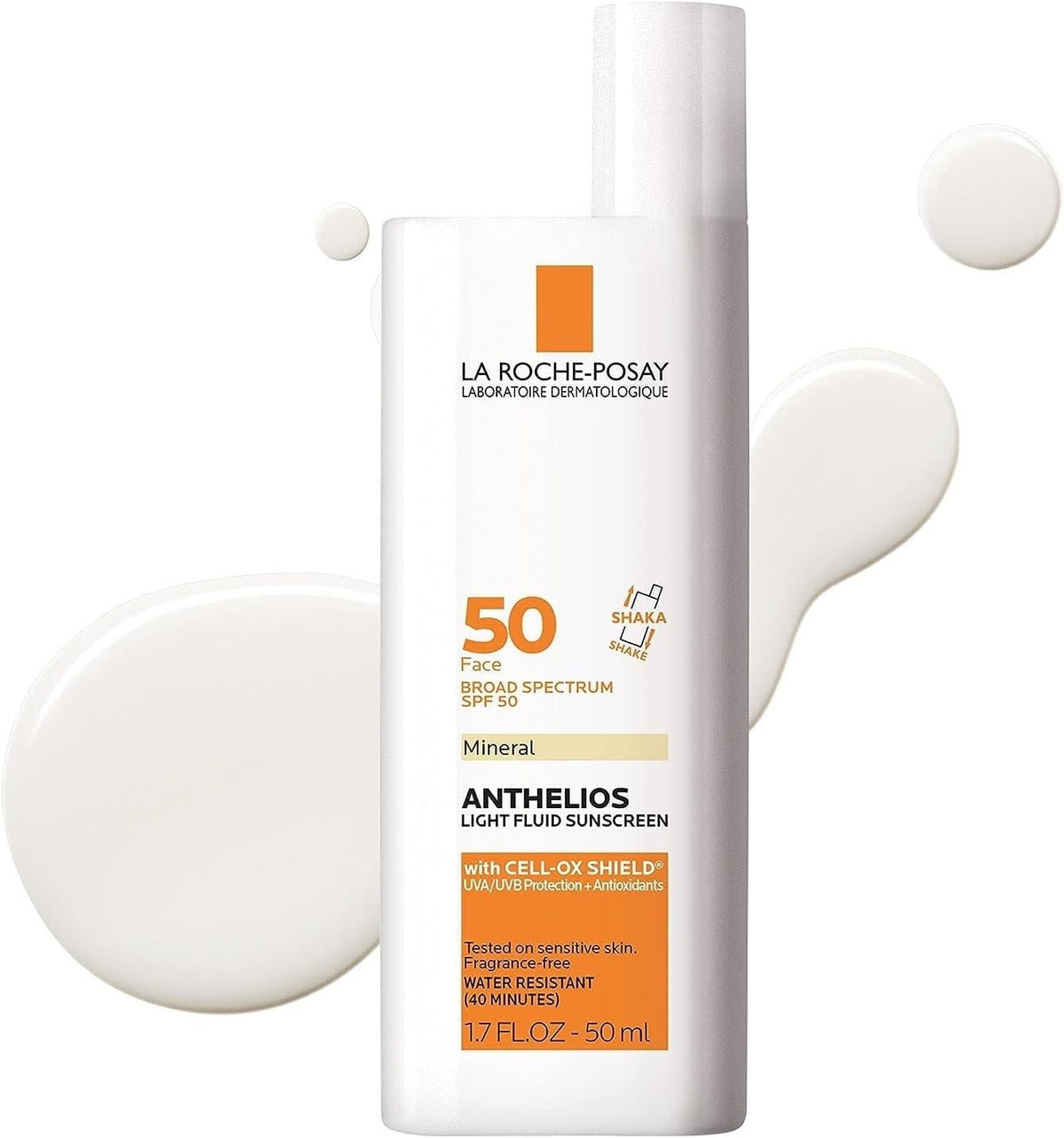 La Roche-Posay Anthelios Mineral Light Fluid Sunscreen for Face in 5 shades