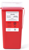 Alcedo 1 Quart Sharps Container (1-Pack) for Needle & Syringe Disposal