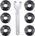 7PCS Angle Grinder Nut Wrench Kit 5/8-11 Flange Metal Lock Nut