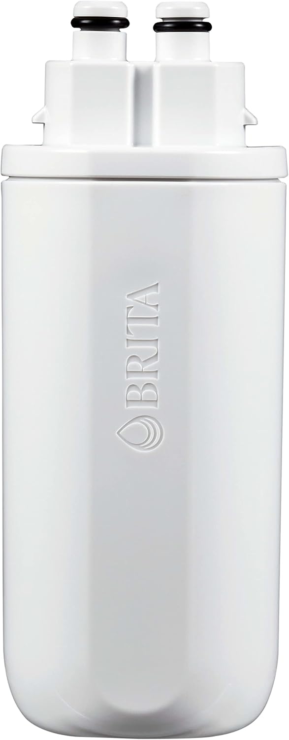Brita Hub Replacement Water Filter, BPA-Free, Replaces 900 Plastic Water Bottles, Lasts Six Months or 120 Gallons, Includes 1 Filter, Kitchen Essential, White