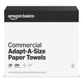 Amazon Basics 2-Ply White Adapt-a-Size Kitchen Paper Towels, Absorbent, Thick, Individually Wrapped, 140 Towels per Roll (30 Rolls), 4200 Count (Previouly AmazonCommercial)