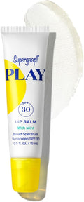 Supergoop! PLAY Lip Balm SPF 30 - Broad Spectrum SPF Lip Balm with Hydrating Honey, Shea Butter & Sunflower Seed Oil - Great for Active Days