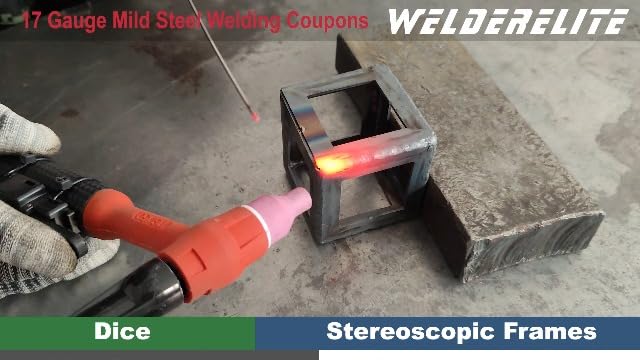 12-Piece Welding Practice Coupons Steel, 17 Gauge Thickness, Comprehensive Welding Training Kit, Enhancement Welding Skill Steel