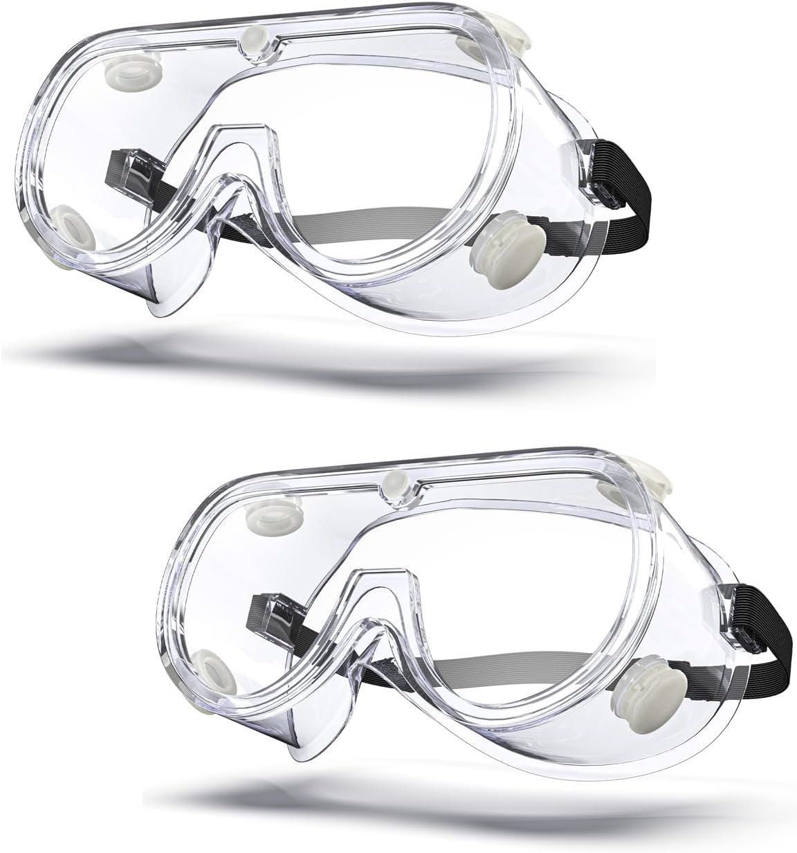 Anti-fog Safety Goggles ANSI Z87.1,Adjustable Chemistry Lab Goggles Over Glasses