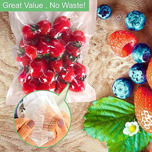 O2frepak Quart 8"x12" Vacuum Sealer Bags 200ct for Food Storage