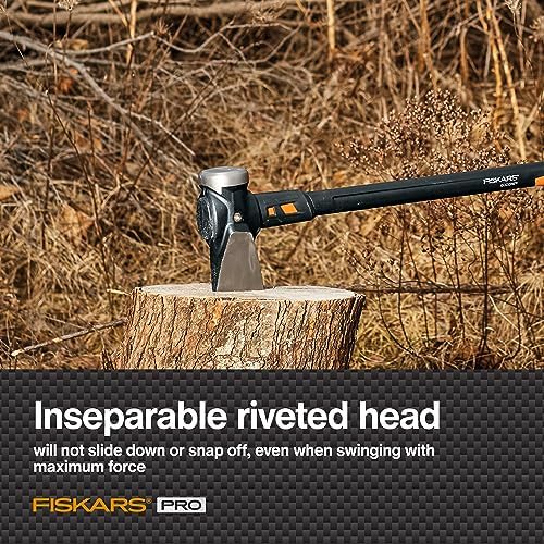 Fiskars Pro IsoCore 8 lb Splitting Maul, 36" Wood Splitter Axe