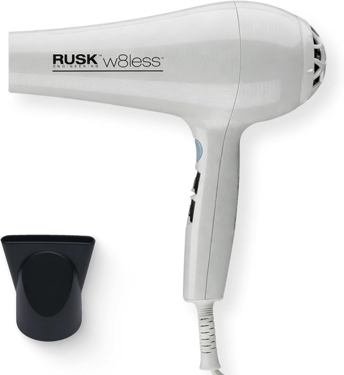 RUSK Engineering W8less Professional 2000 Watt Dryer, 7 Speed Settings, Lightweight.