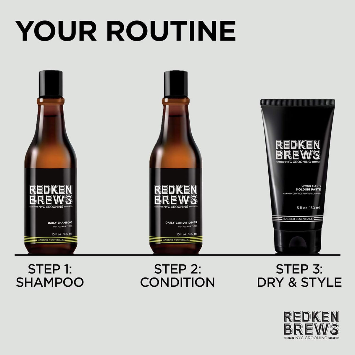 Redken Brews Molding Paste For Men – High Hold