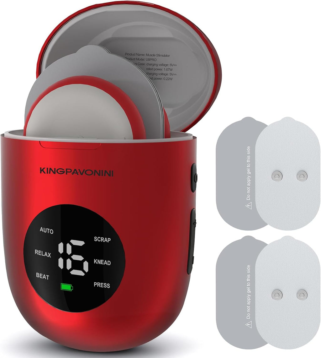 KingPavonini Wireless TENS Unit Muscle Stimulator, Pain Relief, Model U8PRO