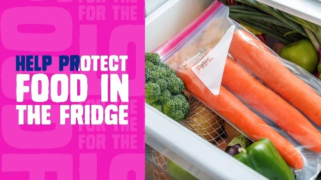 Ziploc Tall Food Storage Bags, 10 Count