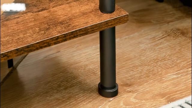 HOOBRO End Table, Small Side Table, Nightstand with 2-Layer Storage Shelves, Sofa Table for Small Spaces, Living Room, Bedroom, Stable Frame, Easy Assembly, Rustic Brown BF09BZ01