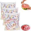 Disposable Stretch Food Covers for Bowls Reusable Fresh Keeping Bags (White X100)