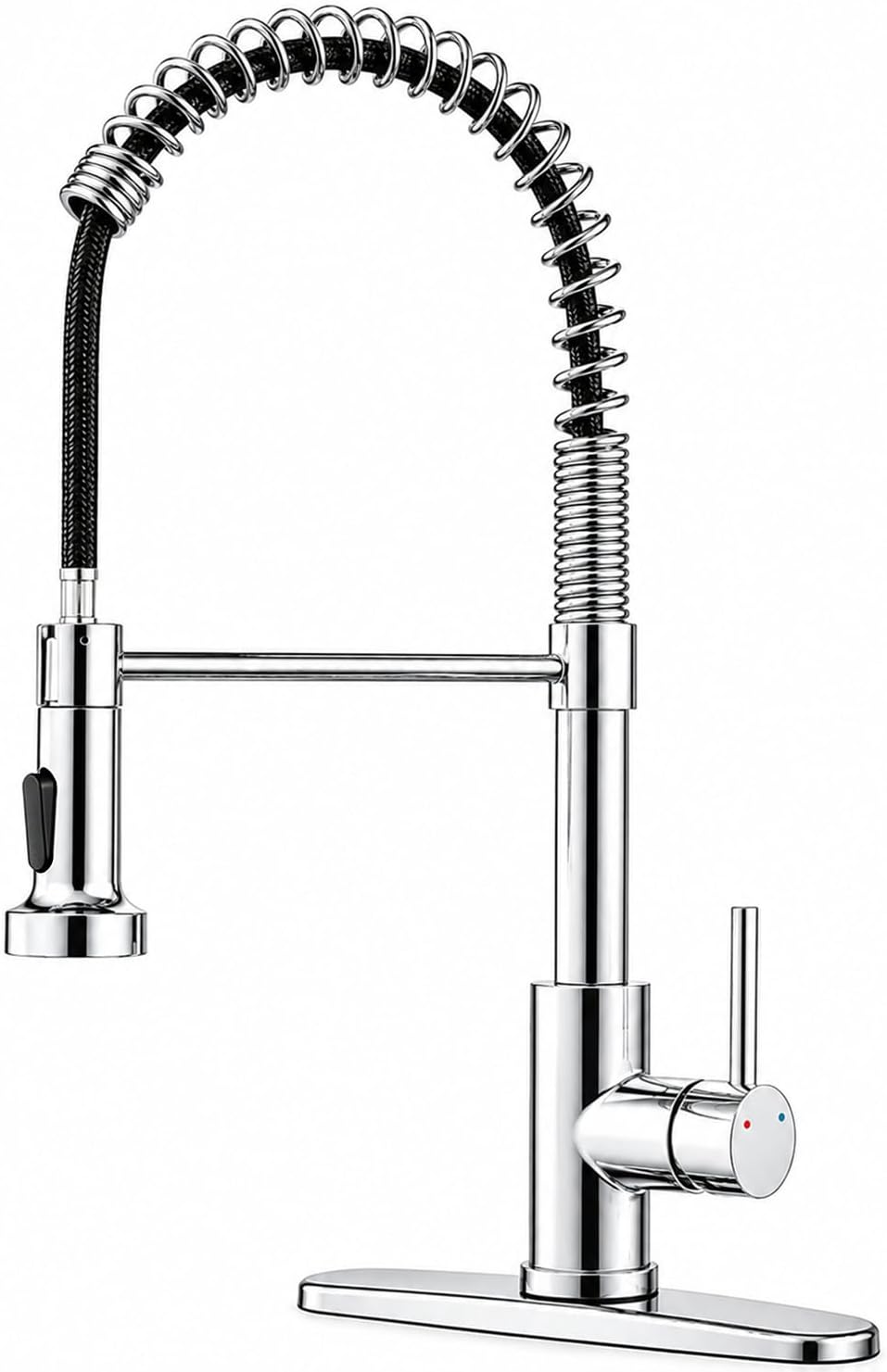 Kitchen Faucet with Pull Down Sprayer Brushed Nickel