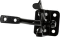 National Hardware Automatic Gate Latch, 4 in Strike, Steel, Black