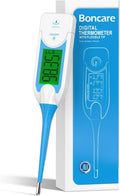 Boncare Oral Thermometer for Adults, 8-Second Fast Reading (Blue)