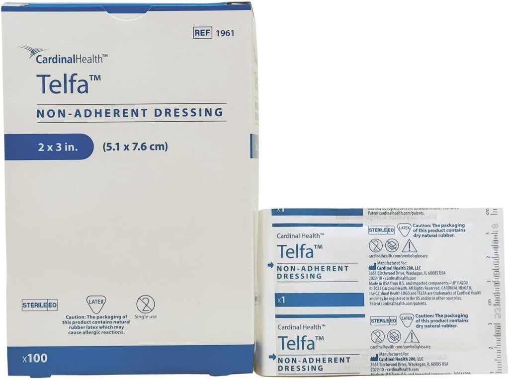 Telfa Non Adherent Dressing Pads - 2 Inches X 3 Inches - 100 Ea