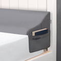 Vekkia King Size Bed Wedge Pillow for Headboard,Bed Wedge Gap Filler(0-6")
