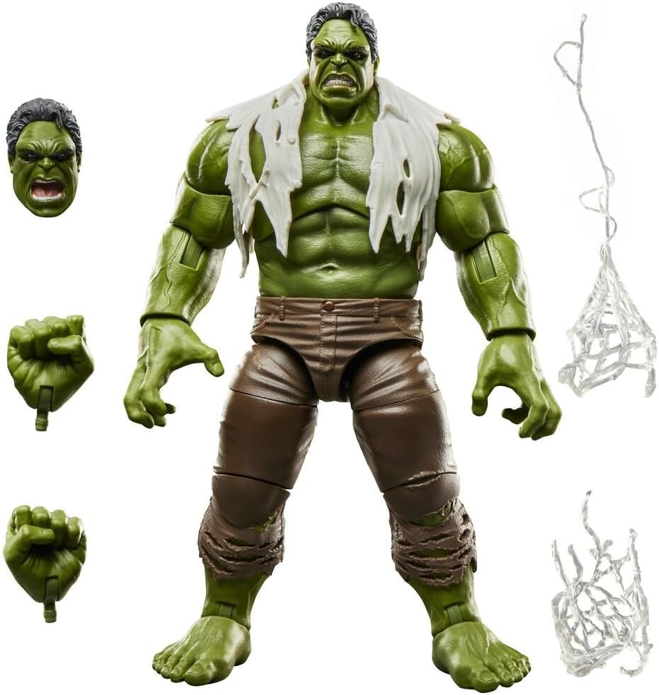 Marvel Legends Series Hulk, Spider-Man: Brand New Day Collectible 6-Inch Action Figure Set