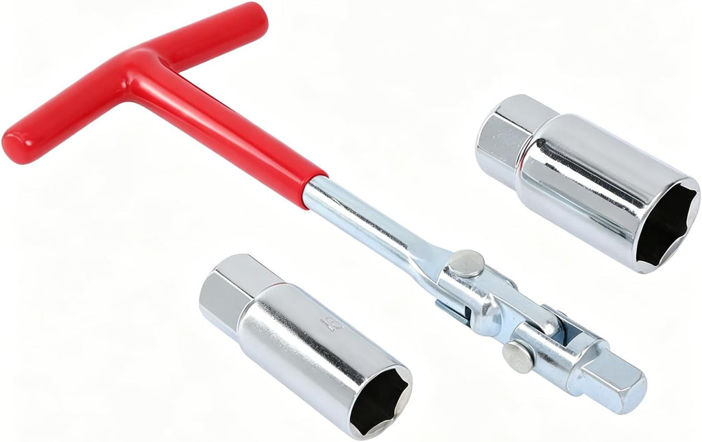 Spark Plug Socket Wrench T-Handle 5/8" (16mm) & 13/16" (21mm)