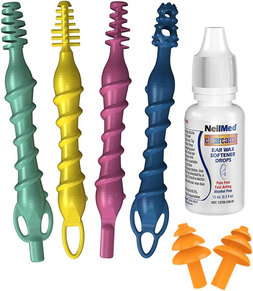 NeilMed Reusable Flexible Ear Cleaners, 15 Piece Set