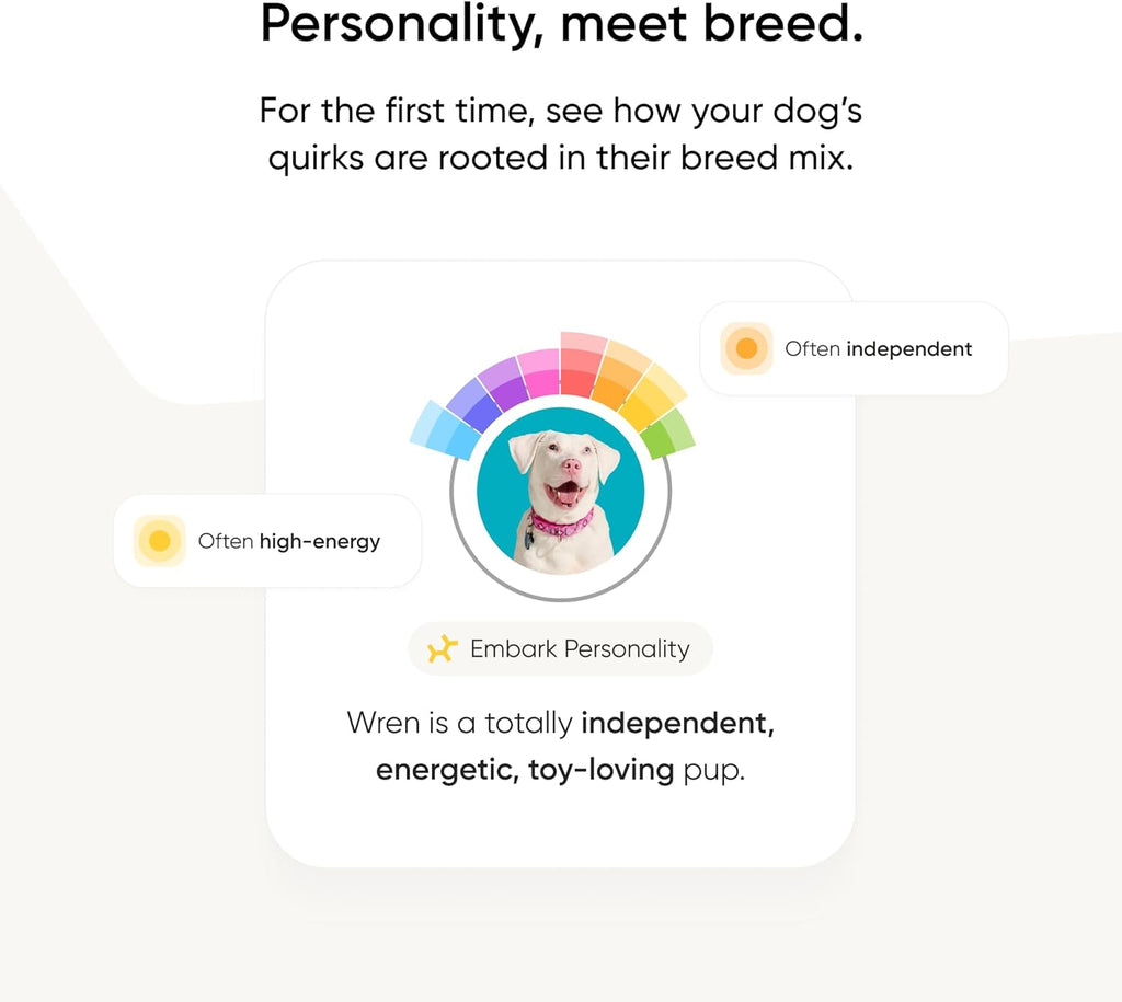 Embark Breed ID Dog DNA Test Kit – 400+ Breeds, 99% Breed Accuracy | Dog DNA testing kit for mixed breeds. Ancestry to great-grandparents, relative finder & family tree. Largest dog database.