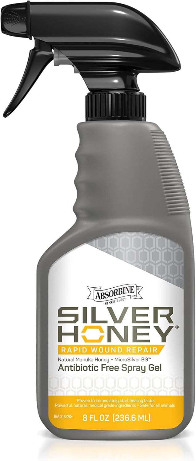 Silver Honey Rapid Wound Repair First Aid Spray Gel, 8 fl oz