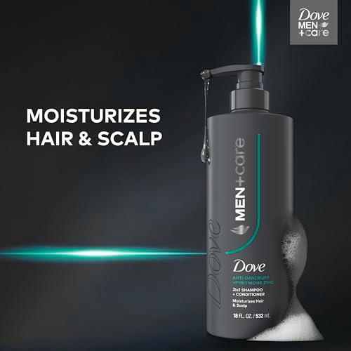 Dove Men Dandruff Defense 2-in-1 Shampoo & Conditioner for Flakes 18oz