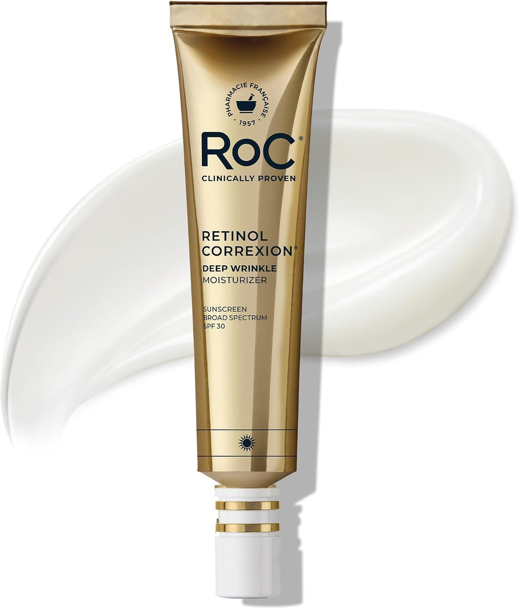 RoC Retinol Correxion Deep Wrinkle Daily Face Moisturizer SPF 30, 1 oz