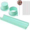 Round Cake Pop Mold Set with 9in Tray and Sticks- Pink