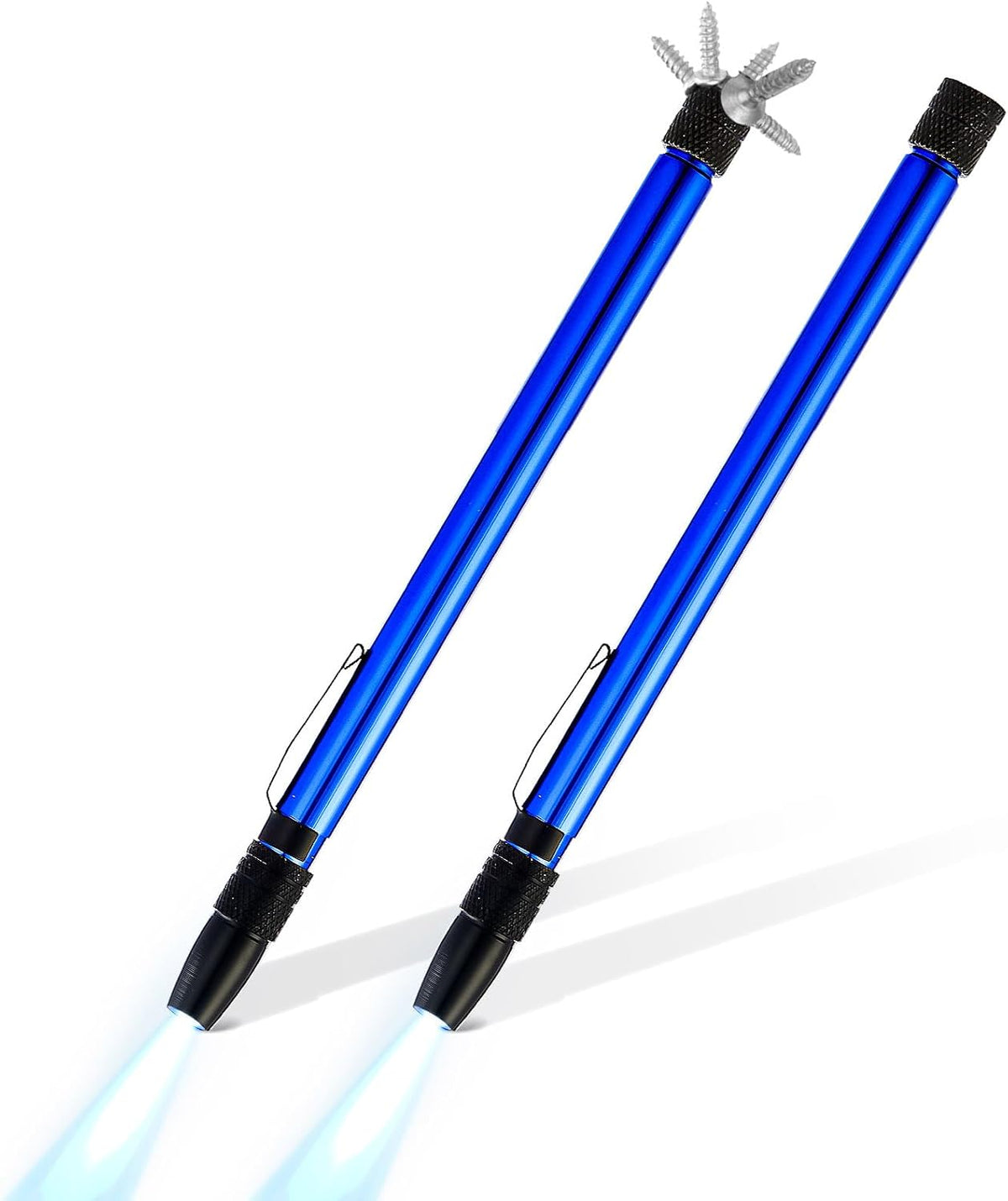 1 Piece 3.5LBs Telescoping Magnetic Pickup Tool, with Pen Clip Design, Magnet Stick Rod Extendable 5.1" to 25.4" for Men, Birthday, Father's Day, Christmas Gift
