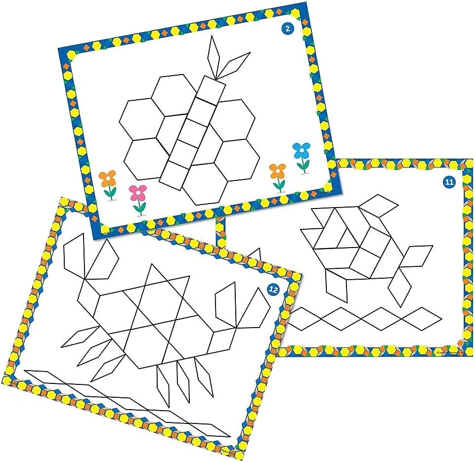 Learning Resources Pattern Block Design Cards