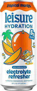 Leisure Hydration, Electrolyte Refresher Tropical Mango, 16 Fl Oz