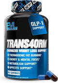 EVL Trans4orm - Thermogenic Fat Burner Support for Men & Women- 60 Servings