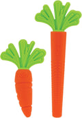 Nuby Silicone Carrot Hollow Teether Tube