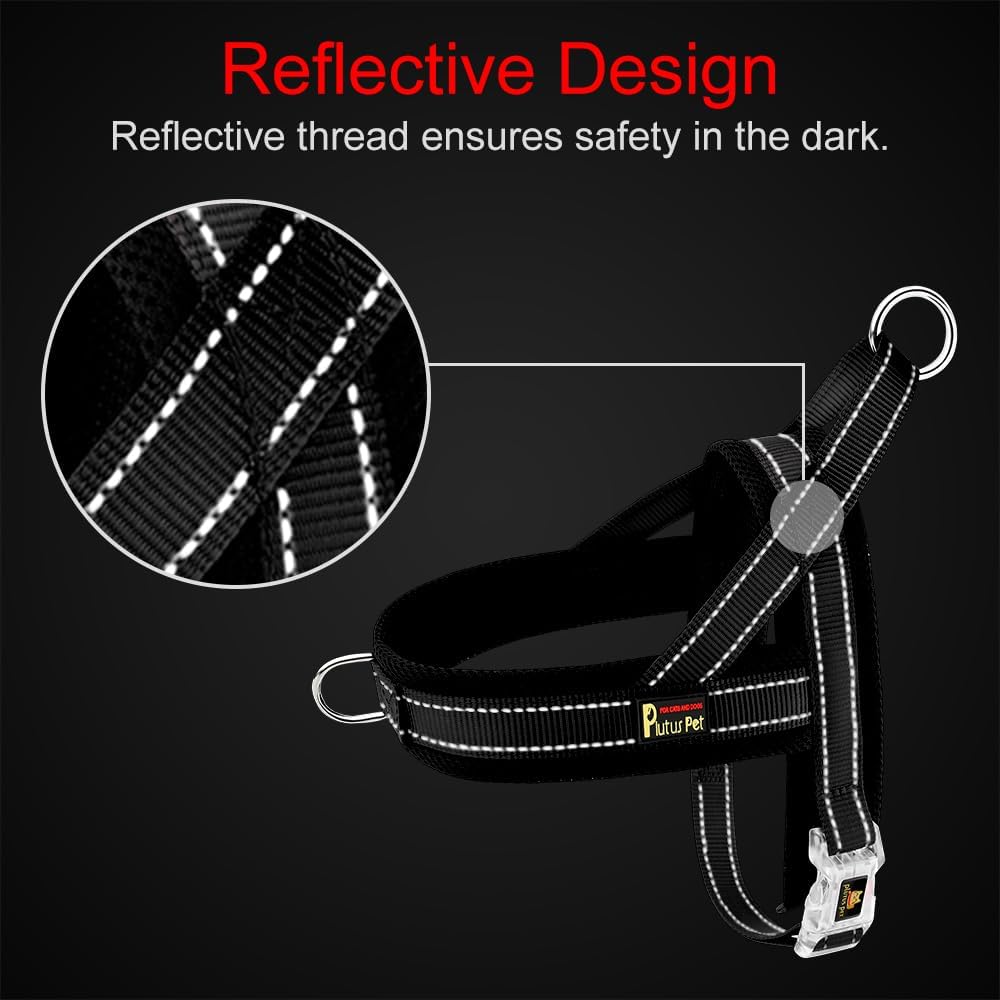 Plutus Pet No Pull Dog Harness for Medium Sized Dog, Breathable Mesh Padded