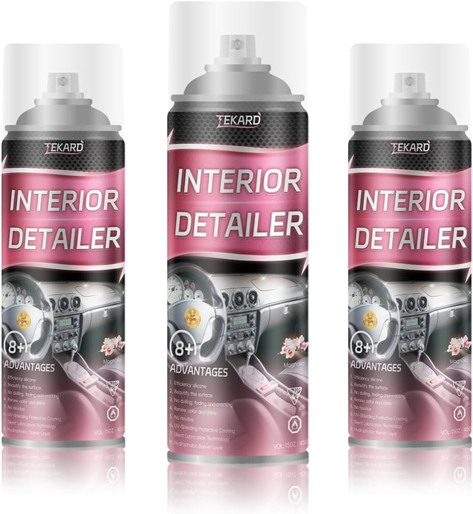 Fine-Mist Interior Detailer Spray, Car Interior Cleaner, 2 x 15 oz