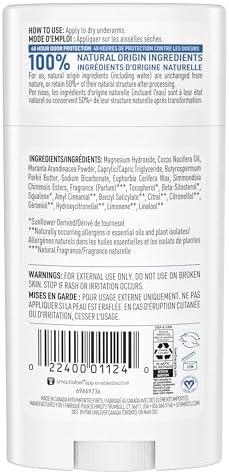 Schmidt's Aluminum-Free Deodorant Fresh Rain & Birch Aluminum Free 2.65 oz