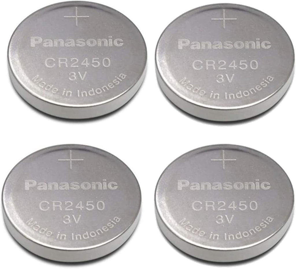 Panasonic Cr2450 Cr 2450 Lithium 3v Battery [ Pack of 4 ]