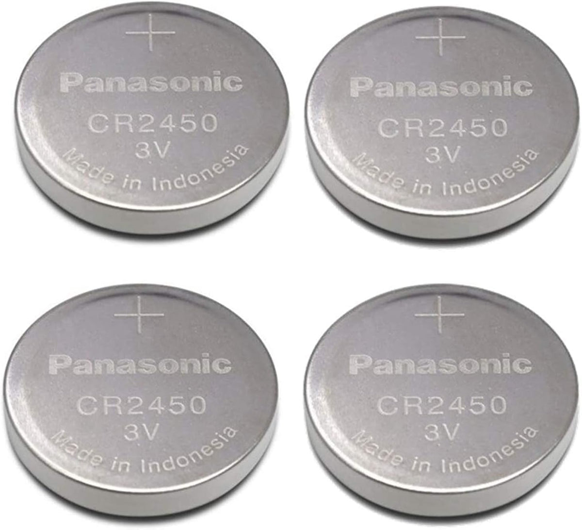 Panasonic Cr2450 Cr 2450 Lithium 3v Battery [ Pack of 4 ]