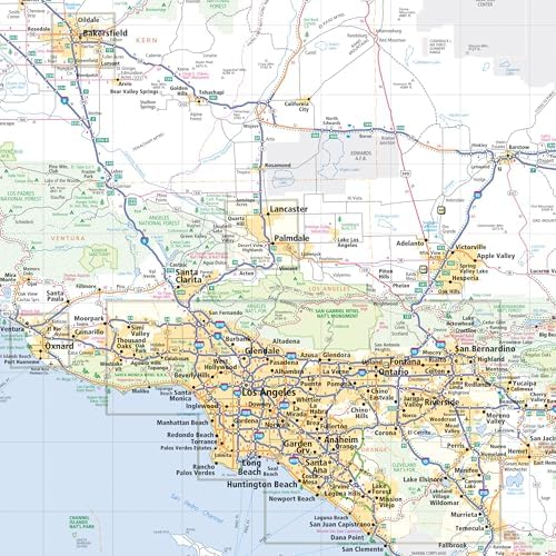 Rand McNally Easy to Read: California State Map