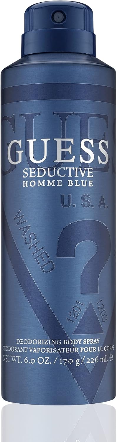 Guess Guess Seductive Homme Blue Men Body Spray, 6 Ounce (Pack of 1)