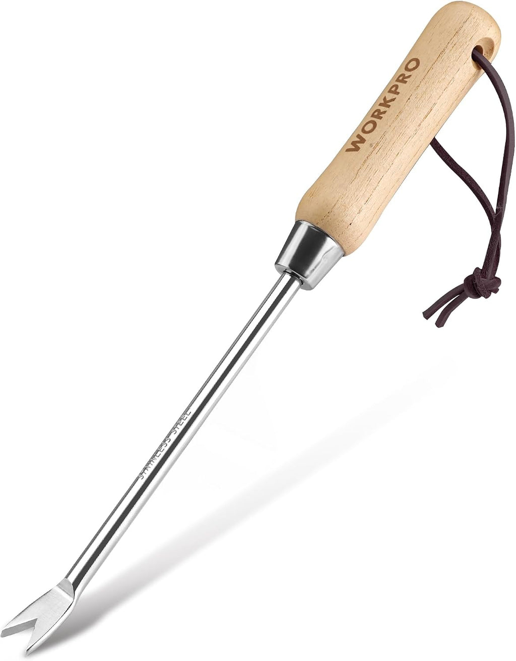 WORKPRO 11.5" Dandelion Weeder Puller Tool with Soft Handle