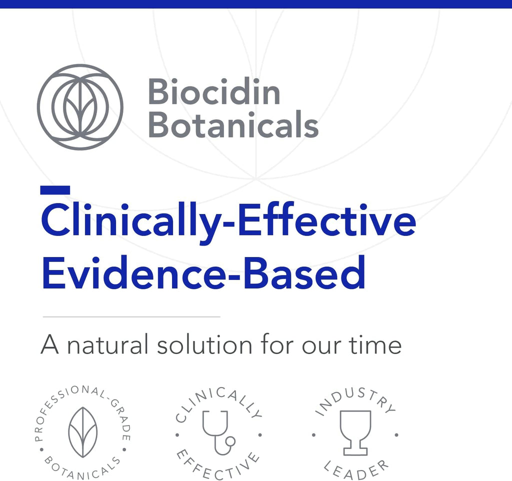 Biocidin GI Detox+ Binder Supplement, Toxins Cleanse Support, 60 Count