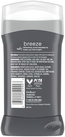 DOVE MEN Deodorant Stick Breeze 3 oz