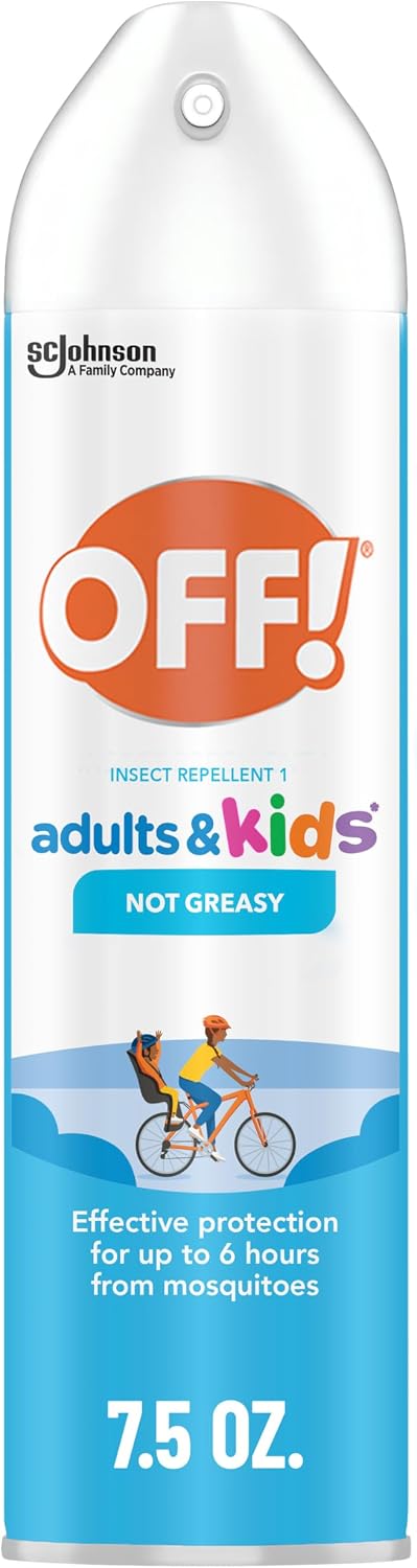 OFF! Adults & Kids Insect & Mosquito Repellent Bug Spray, 5 oz, (2-Pack)