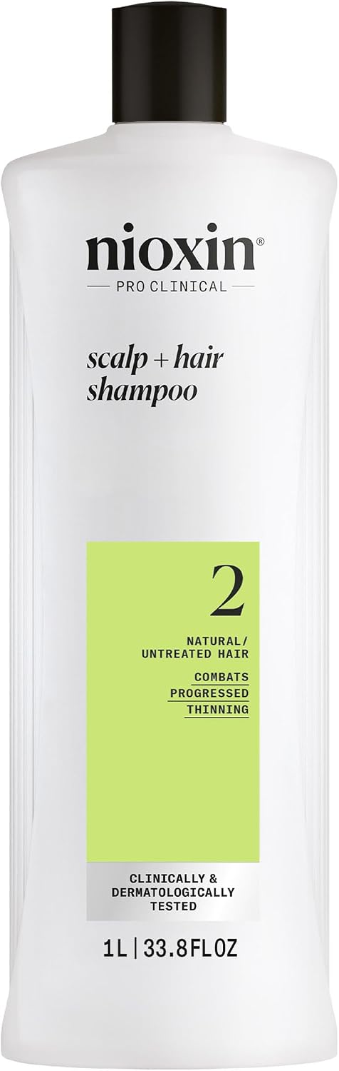 NIOXIN System 2 | Scalp Care | Shampoo | Hair Thickening | For Natural Hair